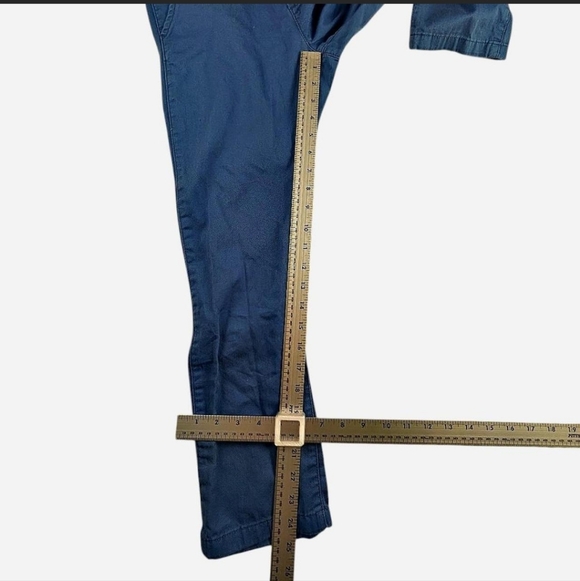 Children's‎ Place Boys 10 Husky light blue and dark blue chinos School Uniform - Picture 4 of 4